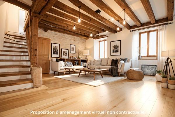 MAISON ANCIENNE RENOVEE - 7 PIECES - GARAGE