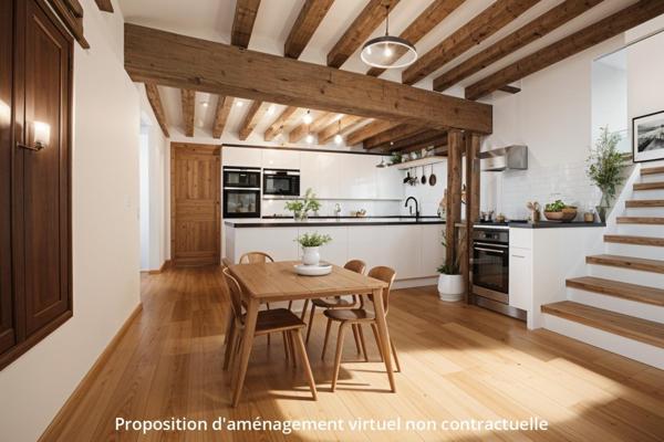 MAISON ANCIENNE RENOVEE - 7 PIECES - GARAGE