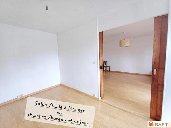 Appartement lumineux et spacieux au rez de chaussée sur- élevé , 77m2 petite copropriété tranquille