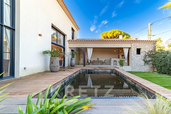 Ancienne grange viticole rénovée aux prestations exceptionnelles à 15mn des plages