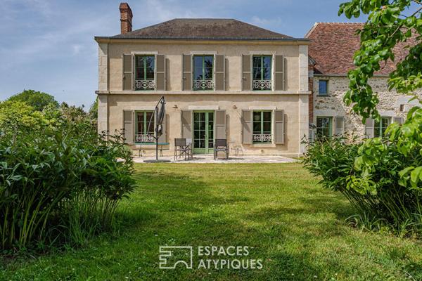 Maison de charme et son jardin bucolique à quelques minutes d’Argentan