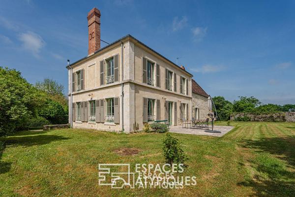 Maison de charme et son jardin bucolique à quelques minutes d’Argentan