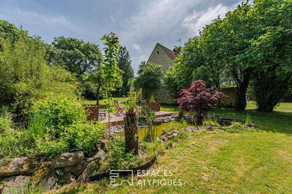 Maison de charme et son jardin bucolique à quelques minutes d’Argentan