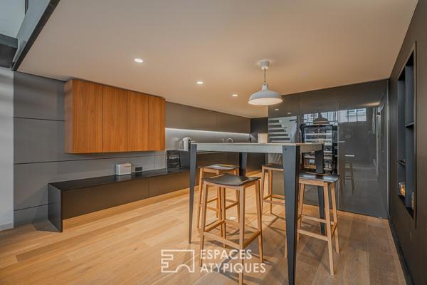 Magnifique duplex d’architecte avec terrasse en centre ville