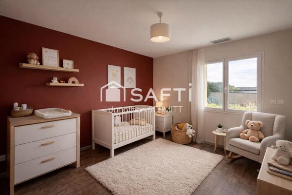 Villa 200 m² sur 1000 m², piscine, garage, solaire