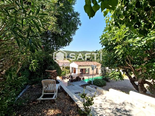 T 3 de 96 m² + studio 32 m², Piscine, Garage, cave