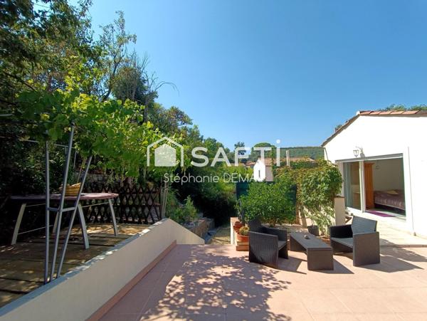T 3 de 96 m² + studio 32 m², Piscine, Garage, cave