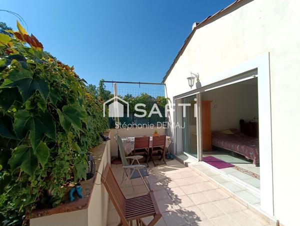 T 3 de 96 m² + studio 32 m², Piscine, Garage, cave