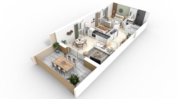 APPARTEMENT NEUF Type 3 à SAINT HILAIRE DE RIEZ