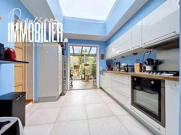 MAISON SEMI-FLAMANDE DE 100m2 HAB 3 CHAMBRES BUREAU JARDIN.