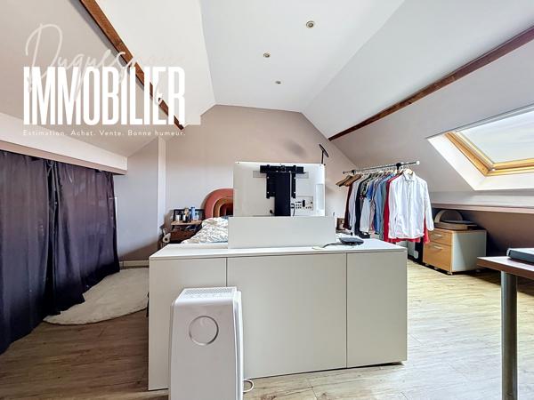 MAISON SEMI-FLAMANDE DE 100m2 HAB 3 CHAMBRES BUREAU JARDIN.