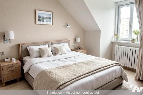 Dans  un environnement calme, sans vis-à-vis, à proximité immédiate de l'axe Rennes / Saint-Mal...