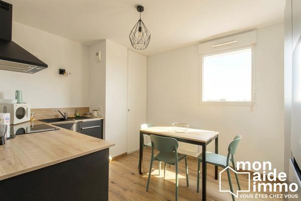 T1 bis récent avec balcon et parking en sous-sol