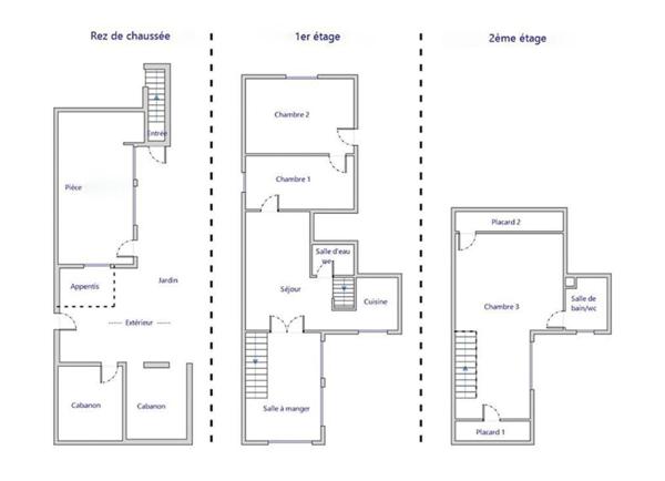 Maison à rénover (129m²) avec jardin