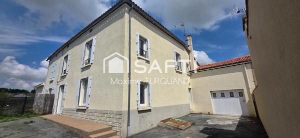 Maison 179m², 4 chambres + 1 bureau, 460m² de terrain.