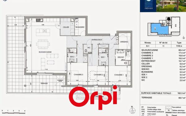 Appartement à vendre    4 pièces • 162,30 m2 Sanary-sur-Mer