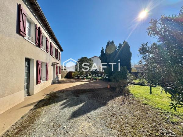 MAISON EN PIERRE 4 CHAMBRES AVEC JARDIN ET GARAGE AUX PORTES DE NIORT