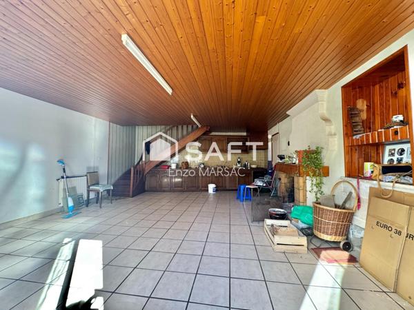 MAISON EN PIERRE 4 CHAMBRES AVEC JARDIN ET GARAGE AUX PORTES DE NIORT