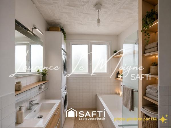 LE FORESTOU, appartement T3 avec stationnement réservé et cave.