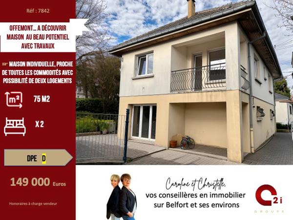Maison 4 pièces - 75 m²