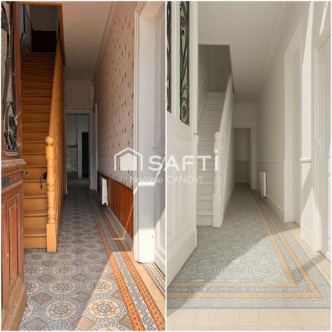 Maison semi-individuelle à rénover – 85 m² avec jardin