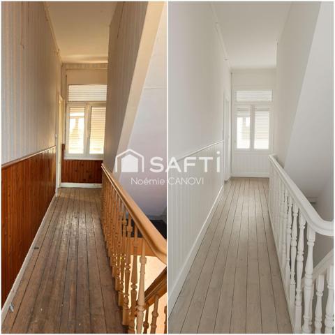 Maison semi-individuelle à rénover – 85 m² avec jardin