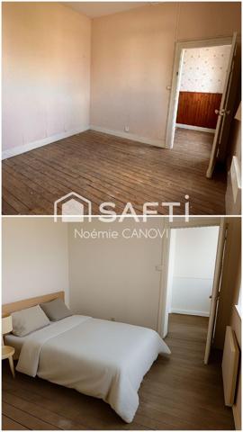 Maison semi-individuelle à rénover – 85 m² avec jardin