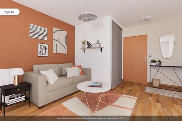 Appartement t1 + cave + parking