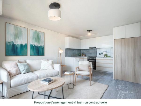 Limay, F3 de 56 m², Dernier étage, Balcon, Parking, Résidence de 2019