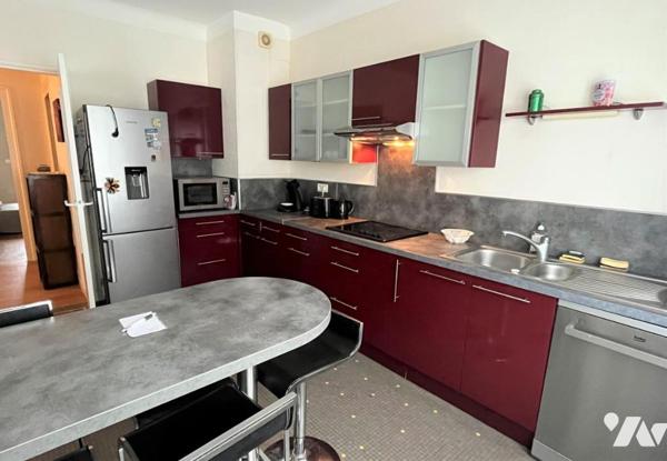 Nantes St Pasquier Rd Pt de Vannes, au calme, appart T3 avec terrasse et garage.