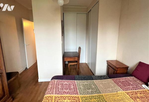 Nantes St Pasquier Rd Pt de Vannes, au calme, appart T3 avec terrasse et garage.