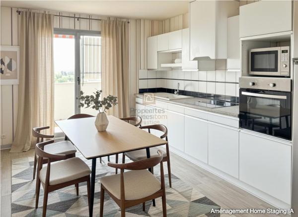 BORDEAUX  CAUDERAN Appartement de trois pièces avec terrasse, balcon ascenseur cave et parking