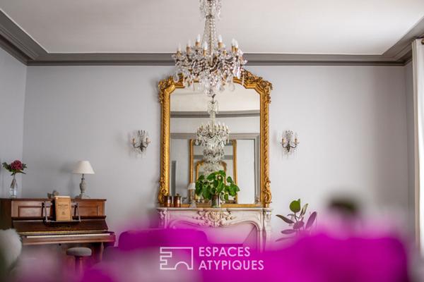 Somptueux duplex avec jardin et garage en centre-ville