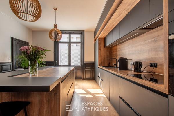 Somptueux duplex avec jardin et garage en centre-ville