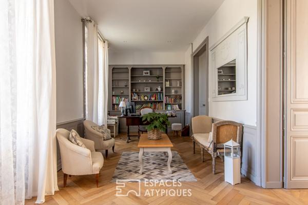 Somptueux duplex avec jardin et garage en centre-ville