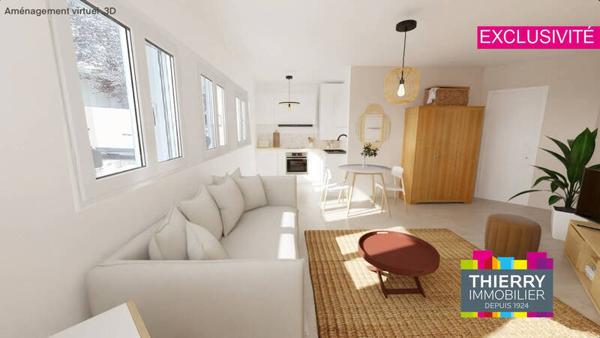 Appartement 1 pièce - 44000 Nantes -  Saint-Clément - Jardin des plantes