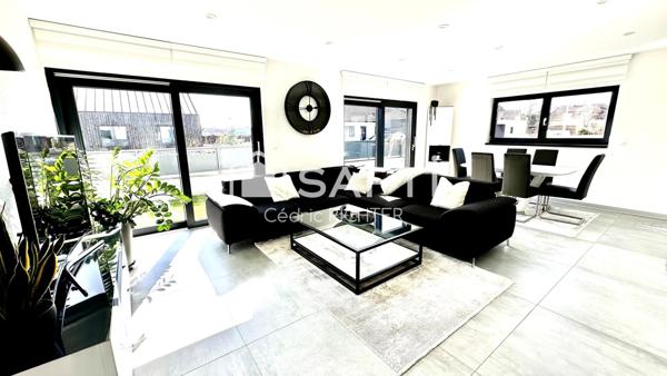 Rare à la vente : Maison d'architecte entièrement de plain pied avec sous-sol