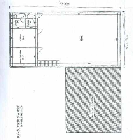 Chateauneuf-les-Martigues, ZAC La Valampe : Locaux professionnels, bureaux, ateliers, hangars + Maison avec piscine