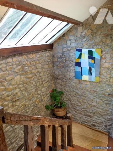 Maison atypique de caractère 2 chambres, terrasse et jardin -Garage