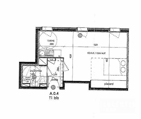 NANTES, CHEZINE | STUDIO (33.60m²)