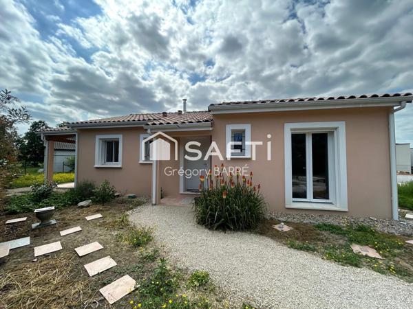 Maison de 2019, très bon état, matériaux haut de gamme
