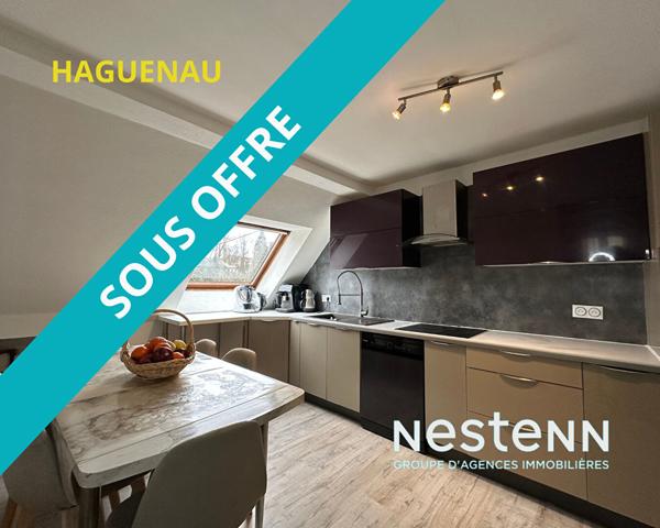 Duplex avec mezzanine proche de la gare, cave et très faibles charges de copropriété à Haguenau