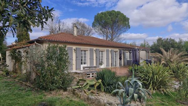 Maison de plain pied sur un terrain de 1500m²