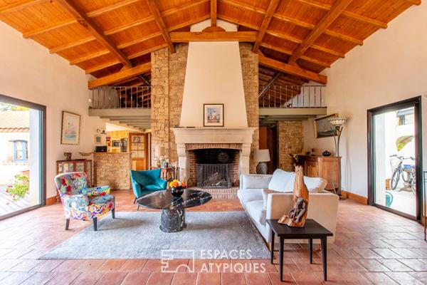 Longère de caractère entre terre et océan