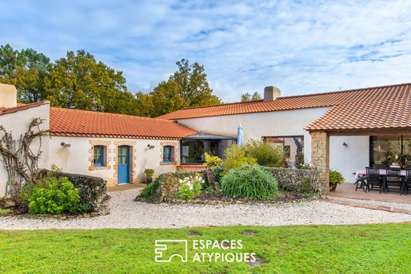 Longère de caractère entre terre et océan