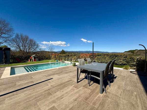 Maison récente à vendre 4 pièces 98 m2, piscine, garage sur 421 m2 PERTUIS (84)
