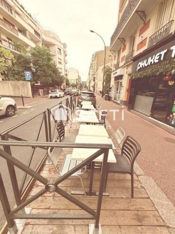 FONDS DE COMMERCE RESTAURANT 120 M2 LEVALLOIS EXTRACTION DE 300 TERRASSE 20 COUVERTS 40 COUVERTS EN INTERIEUR LISCENCE 4