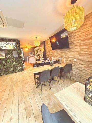 FONDS DE COMMERCE RESTAURANT 120 M2 LEVALLOIS EXTRACTION DE 300 TERRASSE 20 COUVERTS 40 COUVERTS EN INTERIEUR LISCENCE 4