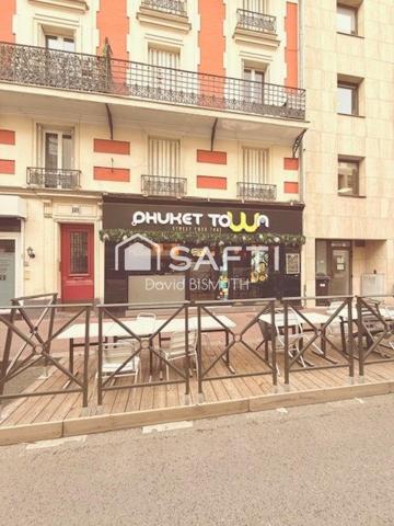 FONDS DE COMMERCE RESTAURANT 120 M2 LEVALLOIS EXTRACTION DE 300 TERRASSE 20 COUVERTS 40 COUVERTS EN INTERIEUR LISCENCE 4