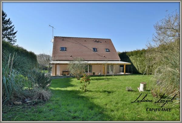 Maison traditionnelle de 2003 à vendre sans travaux à 5min de CHATEAU THIERRY (02) au pied de l’A4- 5 pièces-98 m²- vivable de plain-pied- 4 chambres (1 traversante)-Garage - Cabanon - Terrain 1213m2